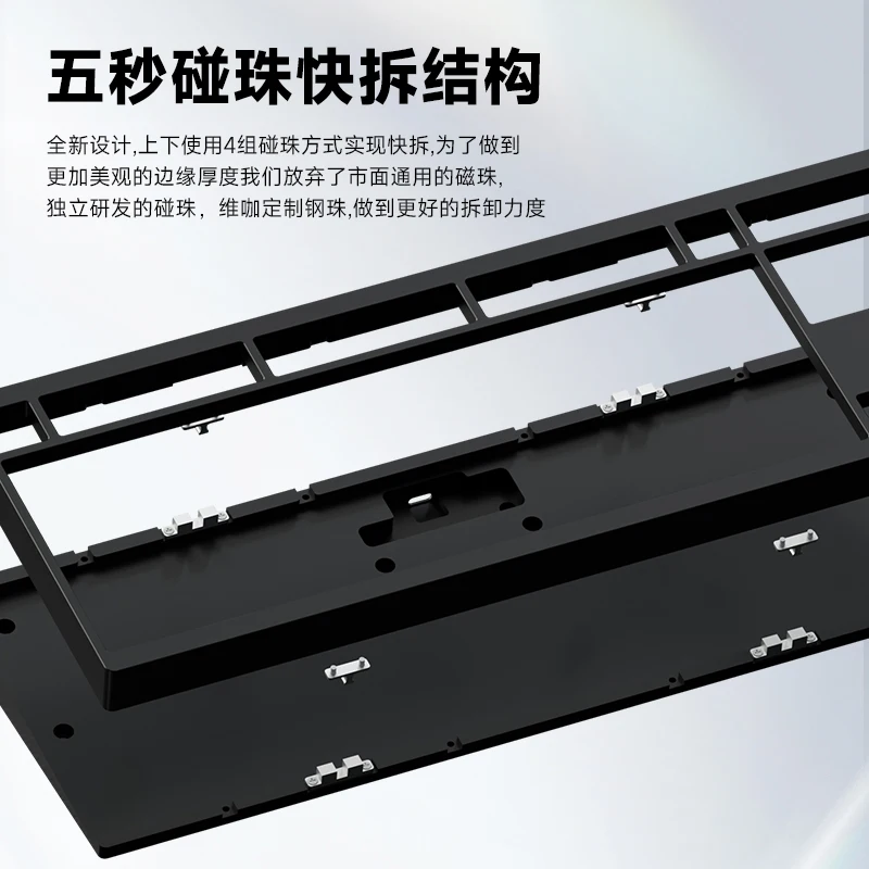 Weikav Lucky80 Kit Keyboard Mekanis Nirkabel Tri-mode Aluminium Aloi QMK/VIA Gasket PC Esports Kit Keyboard Gaming Laptop