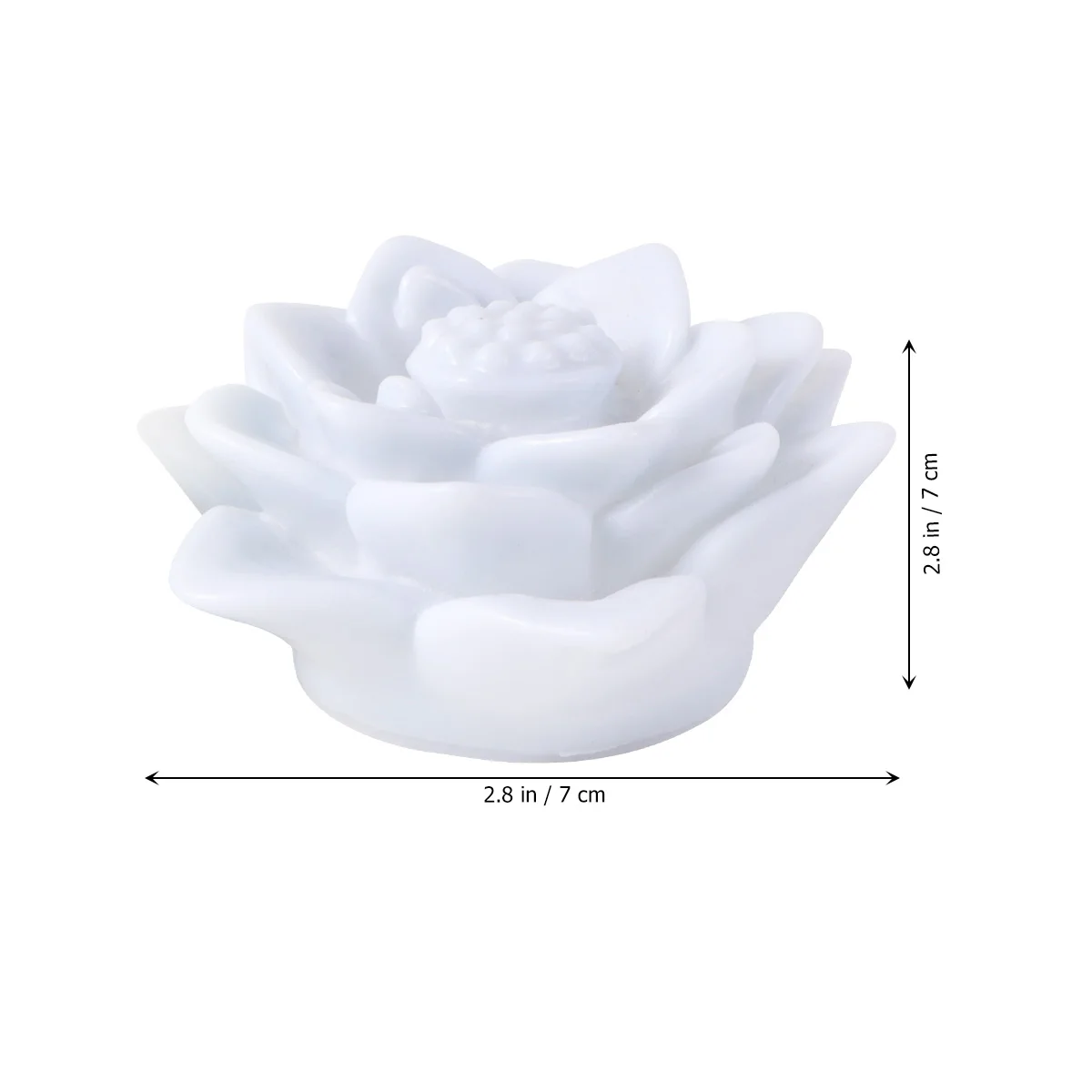 

5pcs Led Lotus Night Light Colorful Multicolored Decor For Party Festival Romantic Lighting Room Bar Cafe Shop