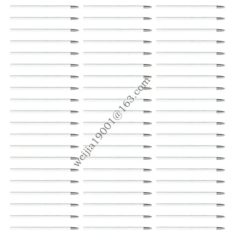 60 PCS Beadable Pens تعبئة حبر الحبر الأسود/الأزرق عبوات القلم للطلاب. H05A