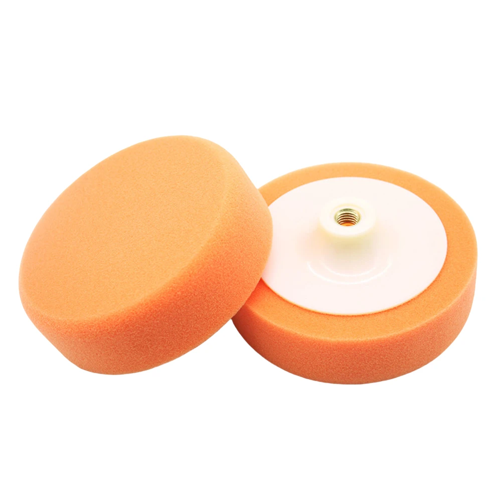 

2 шт. автомобильная вощеная и полированная губка 14 мм 180 мм 7 дюймов для M14 автомобильная полировальная подушечка для полировки машины губка для вощения колеса