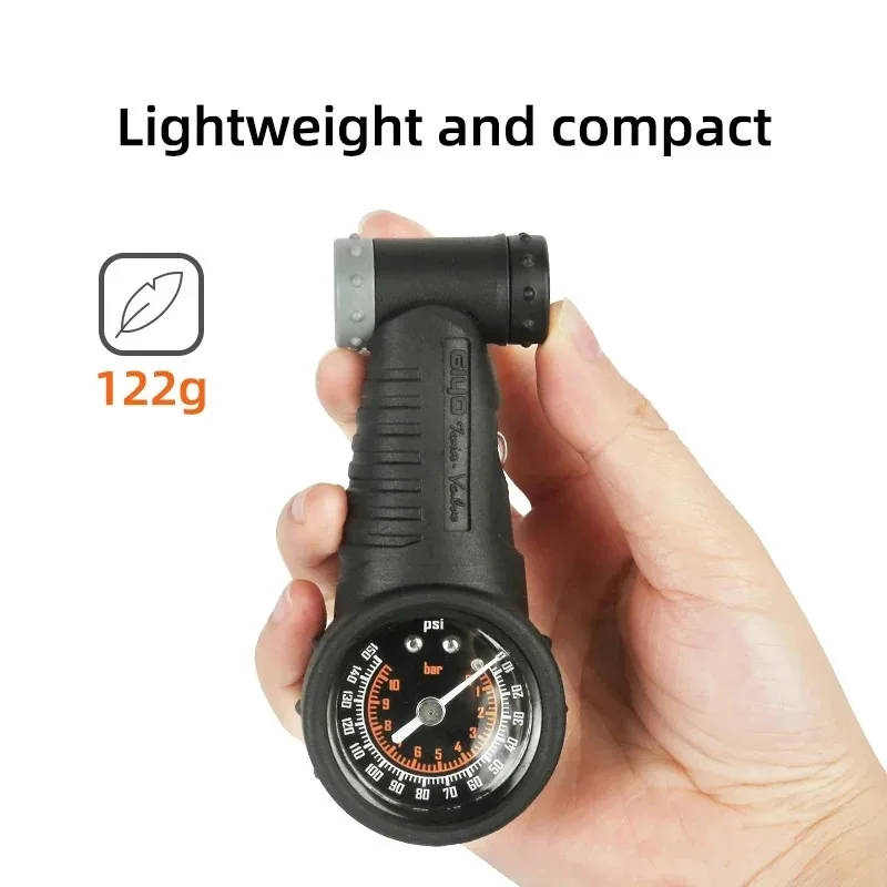 GIYO Bicycle Tire Pressure Gauge Meter Twin Valve Max Air Pressure 150PSI FV AV Bicycle Tire Air Supply Barometer Bicycle Tool