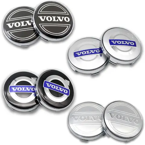 56mm 스티커 60mm 자동차 휠 센터 커버 스티커 허브 캡 스티커 볼보 Rdesign AWD C30 C70 S40 S60 S70 S80 S90 V40 V50