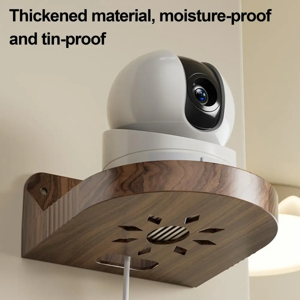 No-hole Punching Wall Mount Easy Installation Wall Mount Adhesive Security Camera Wall Mount Shelf for Baby Monitor Router