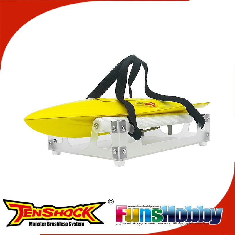 Tenshock combinação portable carrier boat titular expositor kit para mini barco mini mono mini eco