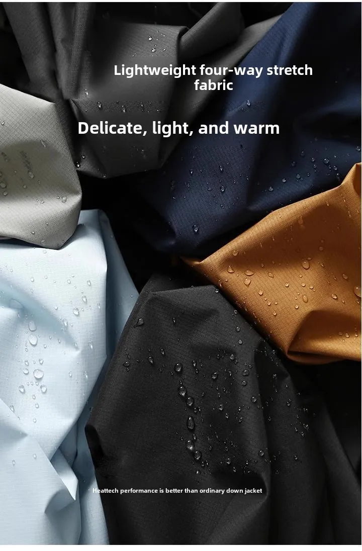 Atong Series Men's Outdoor Breathable Warm Cotton Jaet Waterproof Windproof Stand Fit Hooded Regular Length Cotton Coat