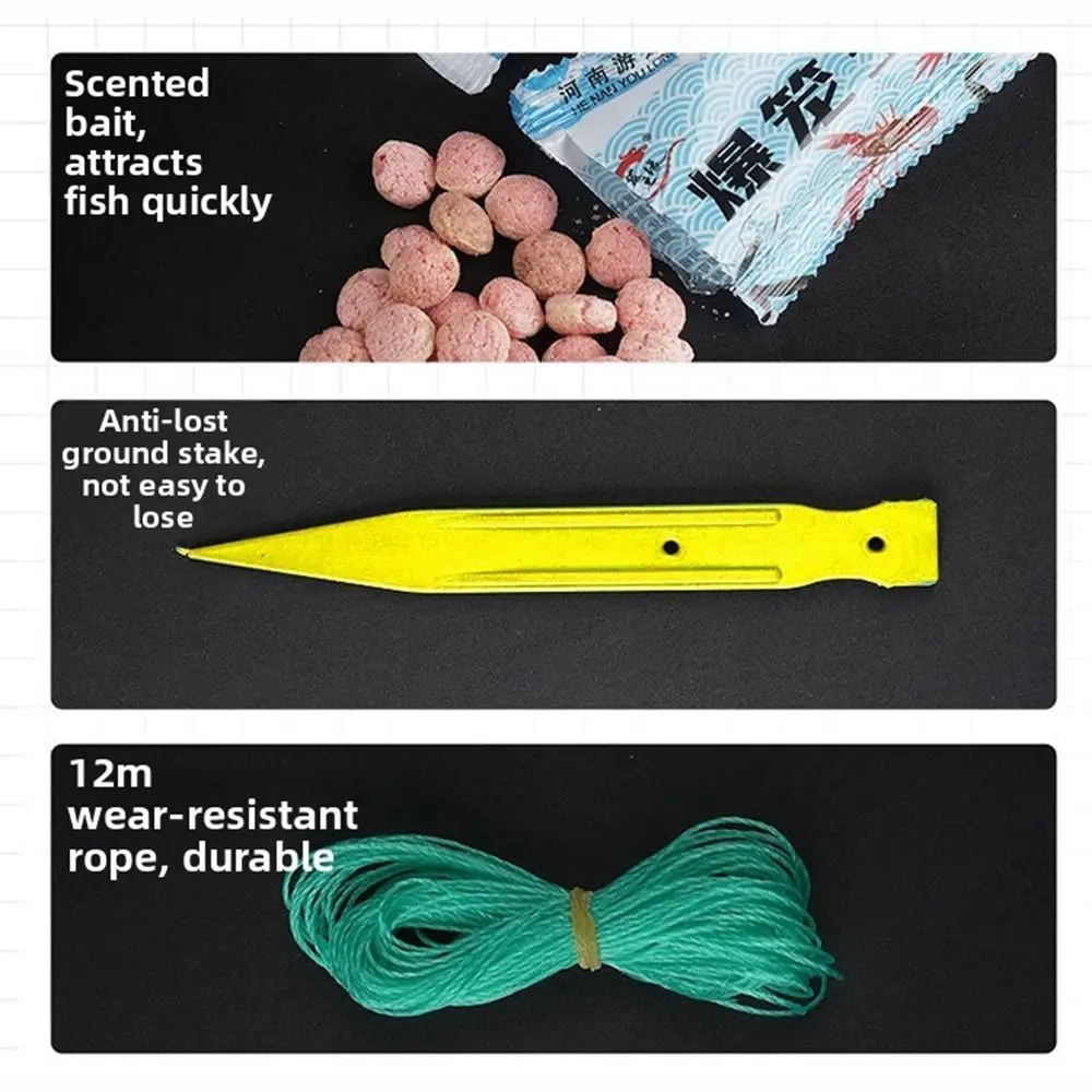 Ribbed Design Fishing Pail Tall Structure Plastic Material Catch Pail Funnel Shape Transparent Material Ribbed Pail Outdoor Use