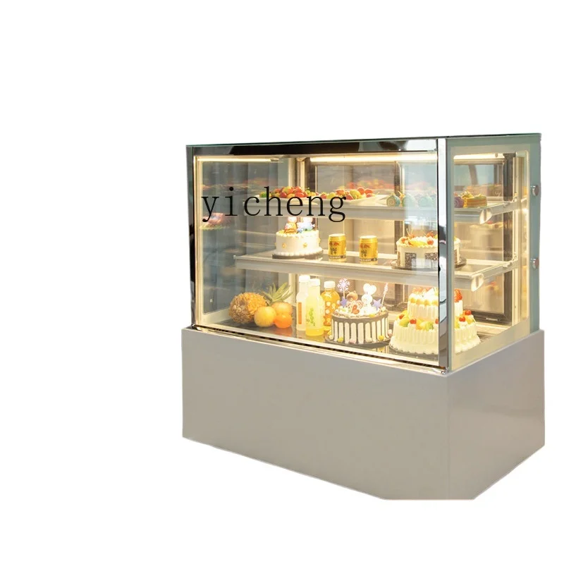 ZK Cake Refrigerated Display Cabinet Commercial Cooked Dessert Cabinet Air-Cooled Pastry Mousse Cabinet