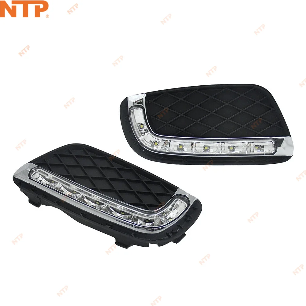 NEW LED DRL For Mercedes-Benz Smart 2008 2009 2010 2011 LED Daytime Running Light Dynamic Turn Signal Two colors Car accessories