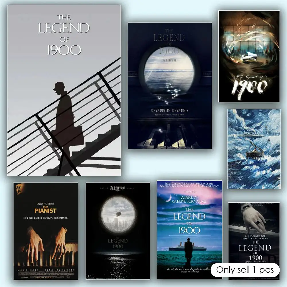 The Legend Of 1900 Even Coating Adhesive Backing Frameless Interior Display Design Cozy Living Space Poster