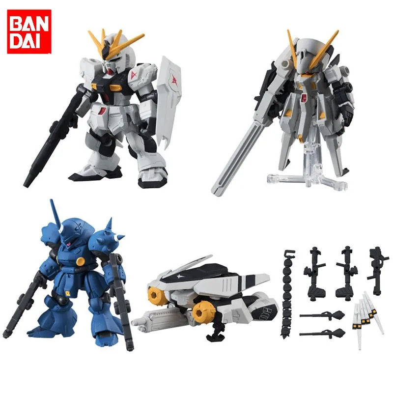 

Bandai Gashapon Gundam Anime MOBILE SUIT ENSEMBLE 4 RX-93 νGundam MS-18E Kampfer Action Figure Toys for Kids Gift Assemble Model