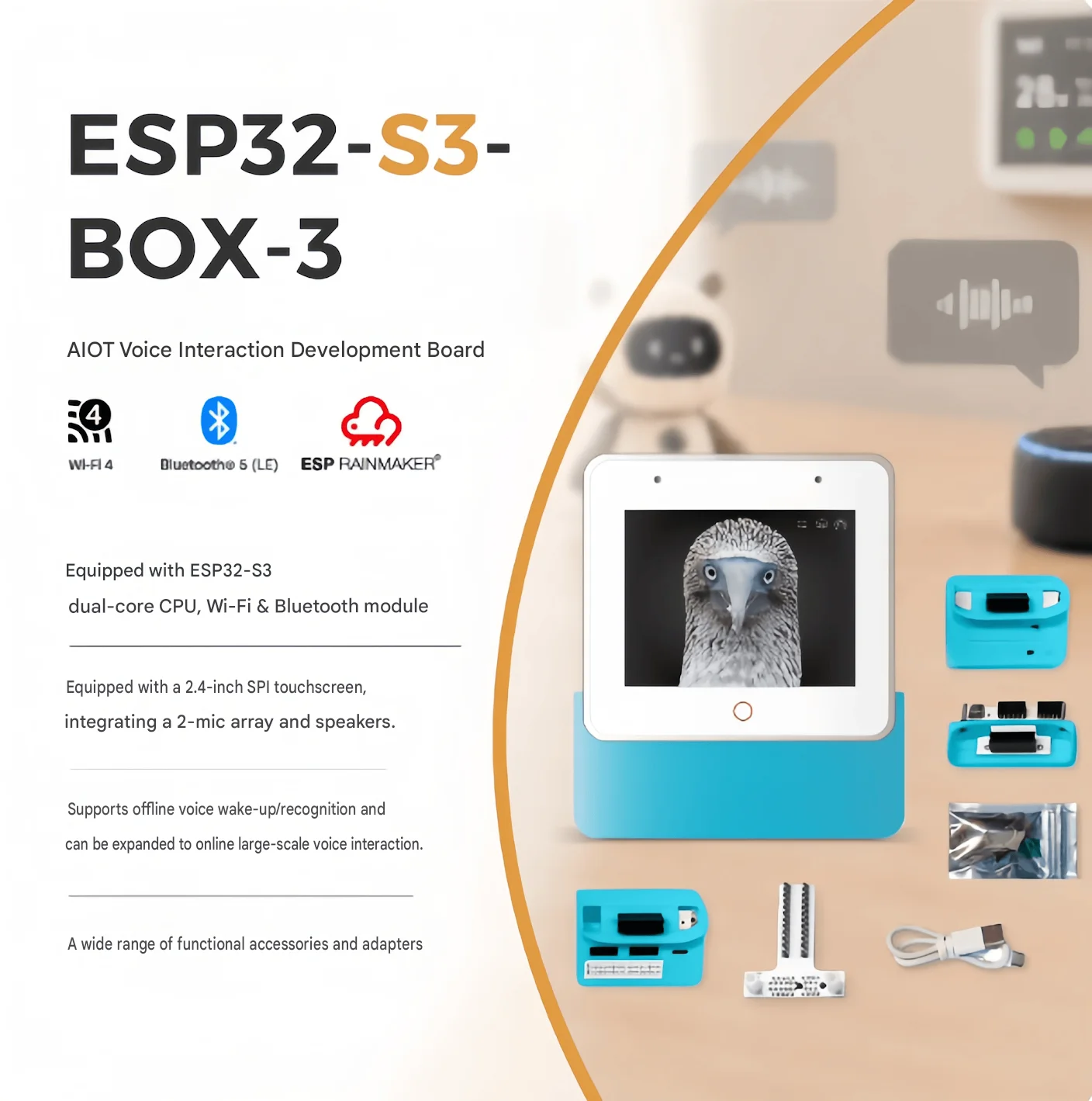 Espressif ESP32-S3-BOX-3 / 3B AIoT Application Development Kit