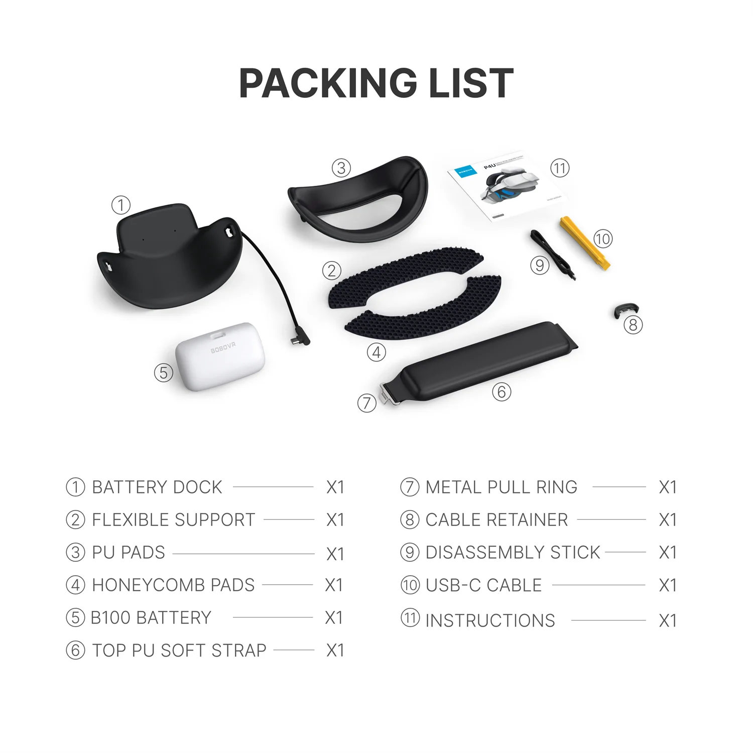 Pico4(128gb)+BovoVRバッテリーストラップ BOBOVR P4U バッテリーストラップ（10,000mAh） PICO 4 Ultra & Ultra
