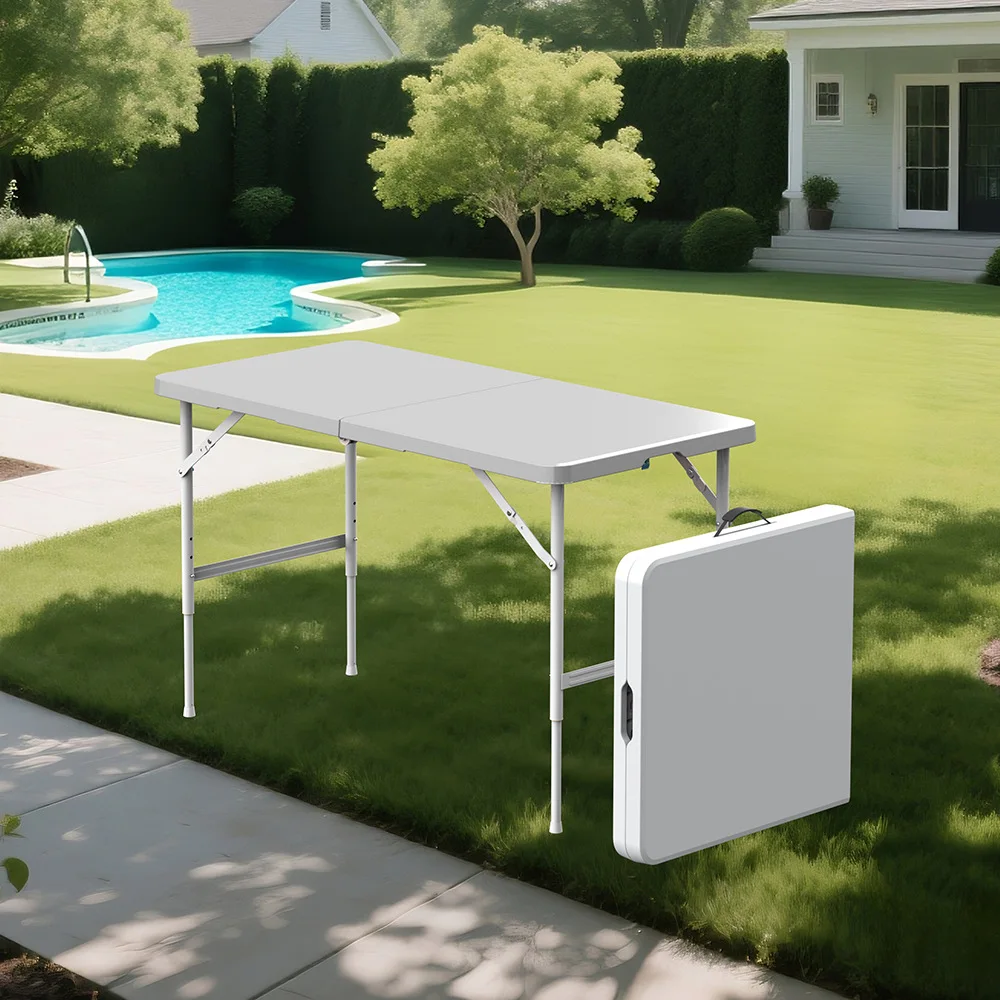 Outdoor folding table Night market stall Plastic table Office folding Computer Household dining Children's