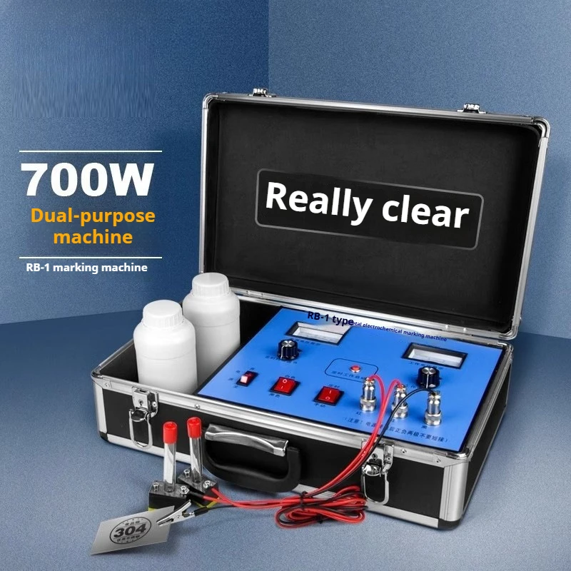 Portable Electrochemical Etching Marker Metal Nameplate Stainless Steel Marking Machine