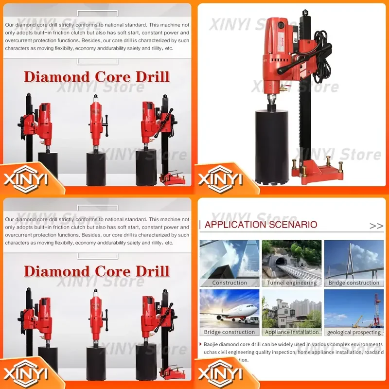 for BJ-185 180mm Diamond Drilling Crown Machine by Star Tools to Cut Granite and Concrete