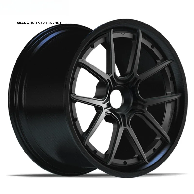 Carbon Fibre Wheel Hub Design Your Own Wheel for 458 488 Aston Martin Db9 Db11 Dbs Rapide 18-21 Inch