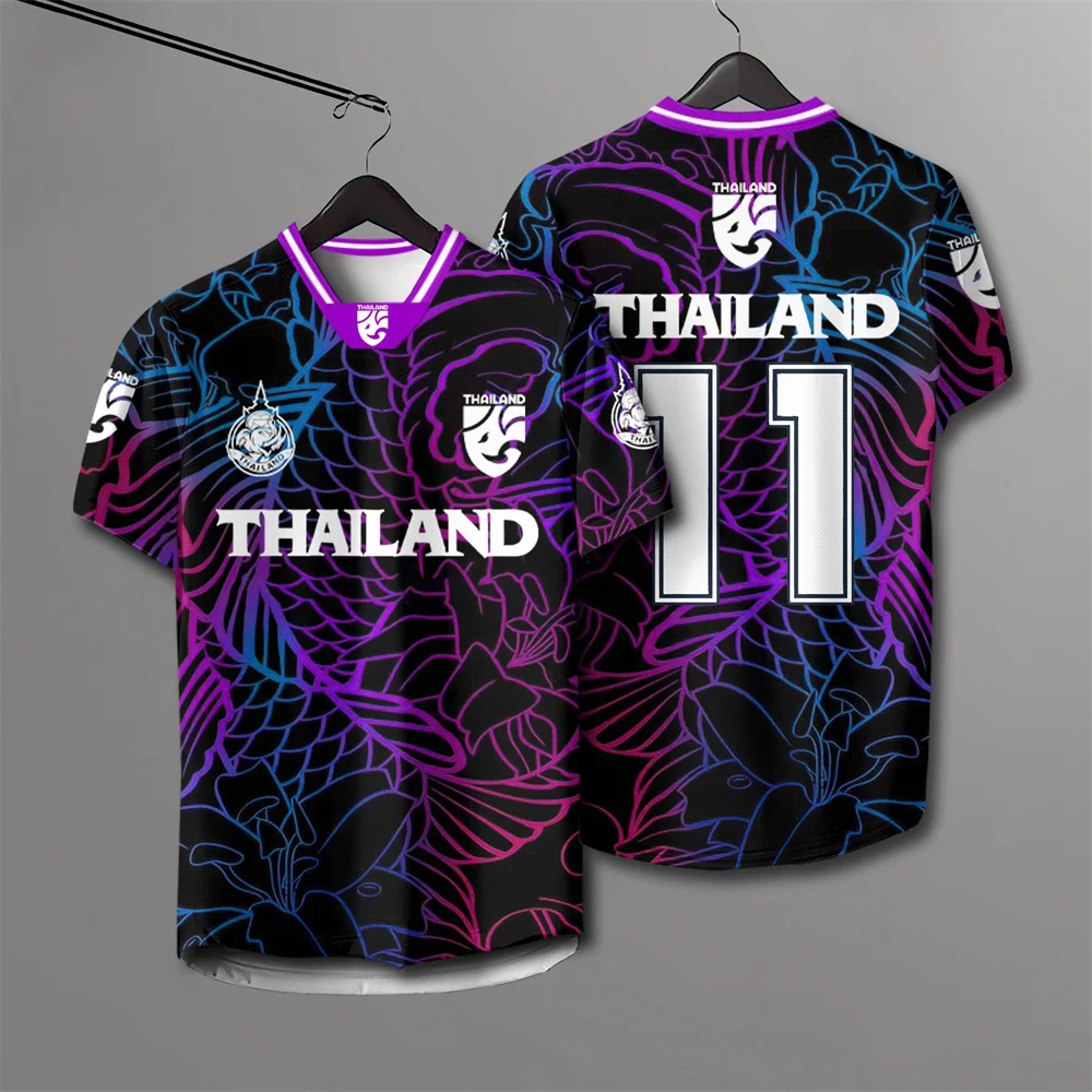 Thailand 3D Printed Short Sleeved Summer Street T-shirt Men's Breathable T-shirt Lightweight And Comfortable Short Sleeved Tops image 4