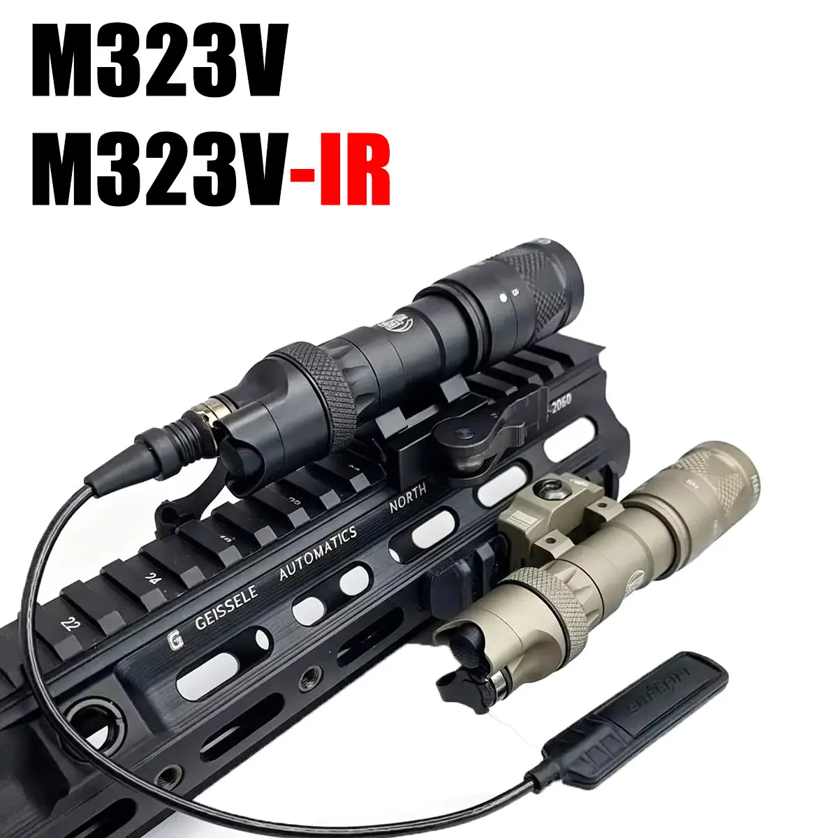 Surefire M300 Series Flashlight Fit 20mm Rail M300B M300C M300V M300V-IR M340C M340V M323V-IR With Scout Light Body M-LK Keymod