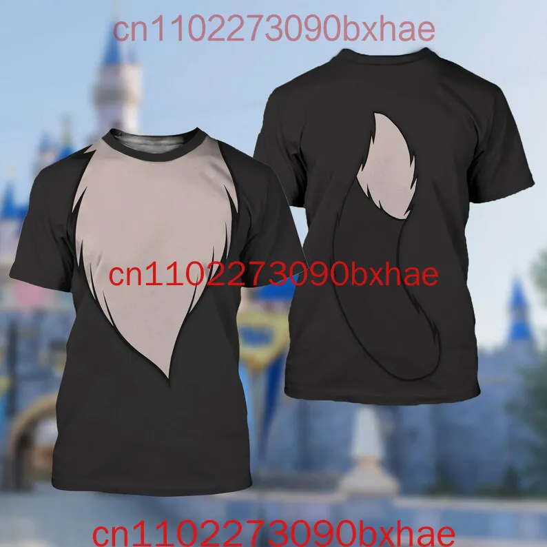 

Disney Maleficent Cosplay Costume T-Shirt 3D Printed Halloween Clothing Street Fashion Men's Short Sleeve T-Shirt