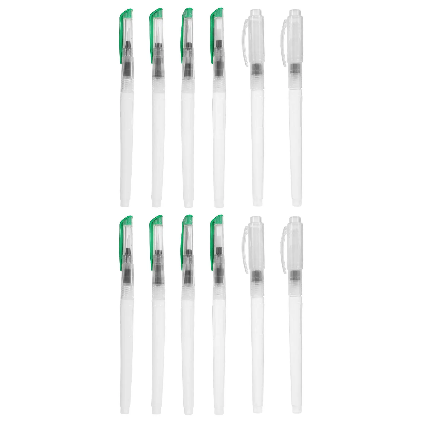 

12pcs Watercolor Brush Pens Refillable Fine Tip For Blending Coloring Detailed Techniques Portable Sketching Calligraphy Art