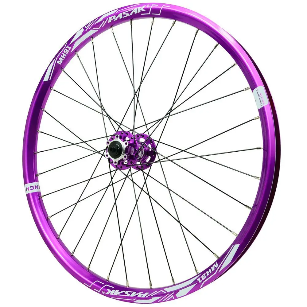 MTB Disc Brake Wheelset, 24 Inch, 32 Holes, QR THRU Axle, HG, MS, XD Hub Driver Sound, 120 Clicks