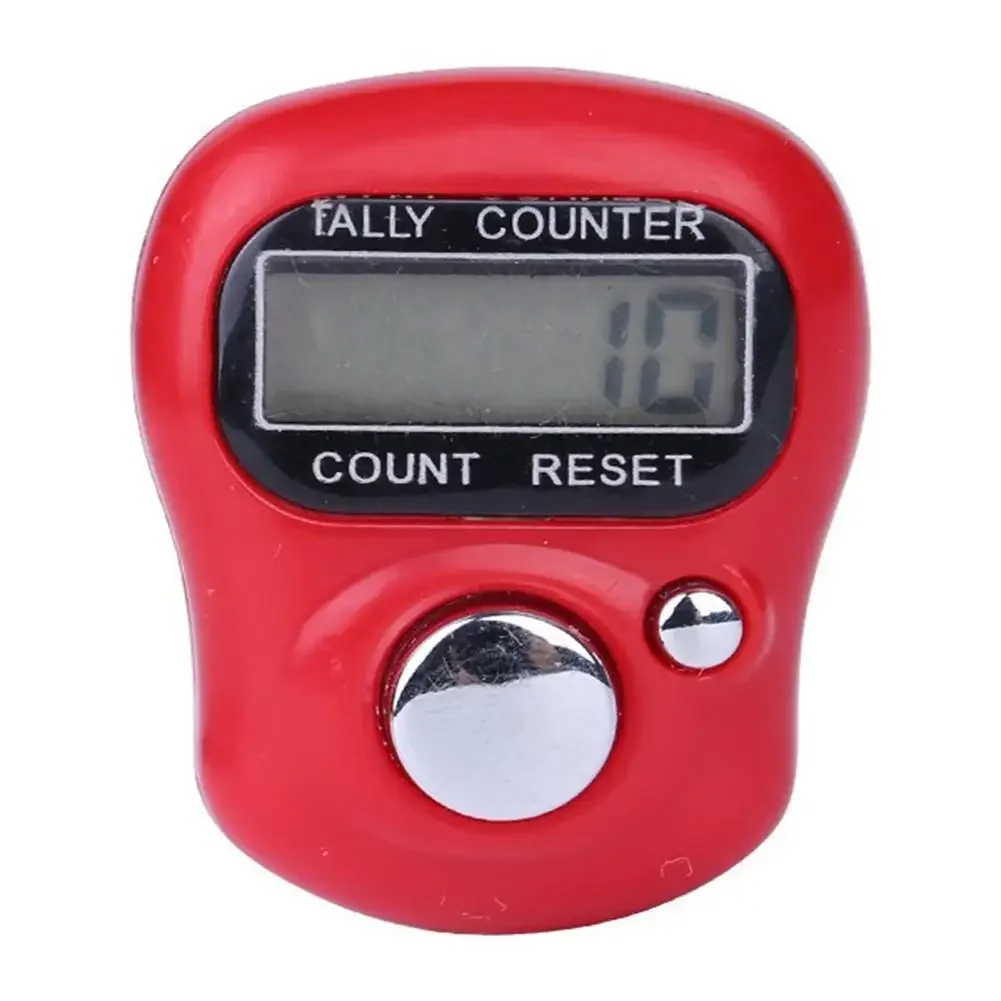 Elétrica Mini Dedo Contador com LCD Digital, Tally Counter, Ponto Marker, Costura, Tricô, Tecer, Buda, Rezar, Futebol, Display Digital