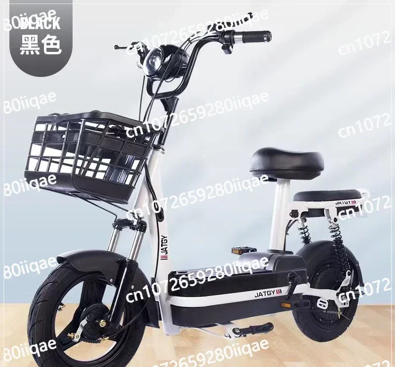 Electric two-wheeled adult 48 lithium battery battery car double scooter