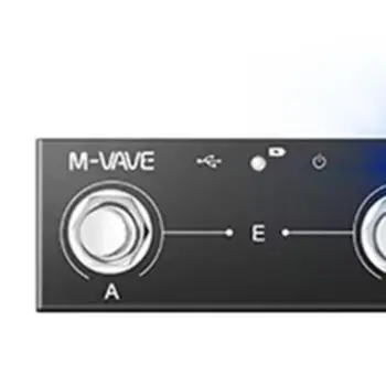 And Easy To Use for midi Controller 4Buttons Pedal Controller for midi Footswitch Metal Multi-functional Portable M-VAV