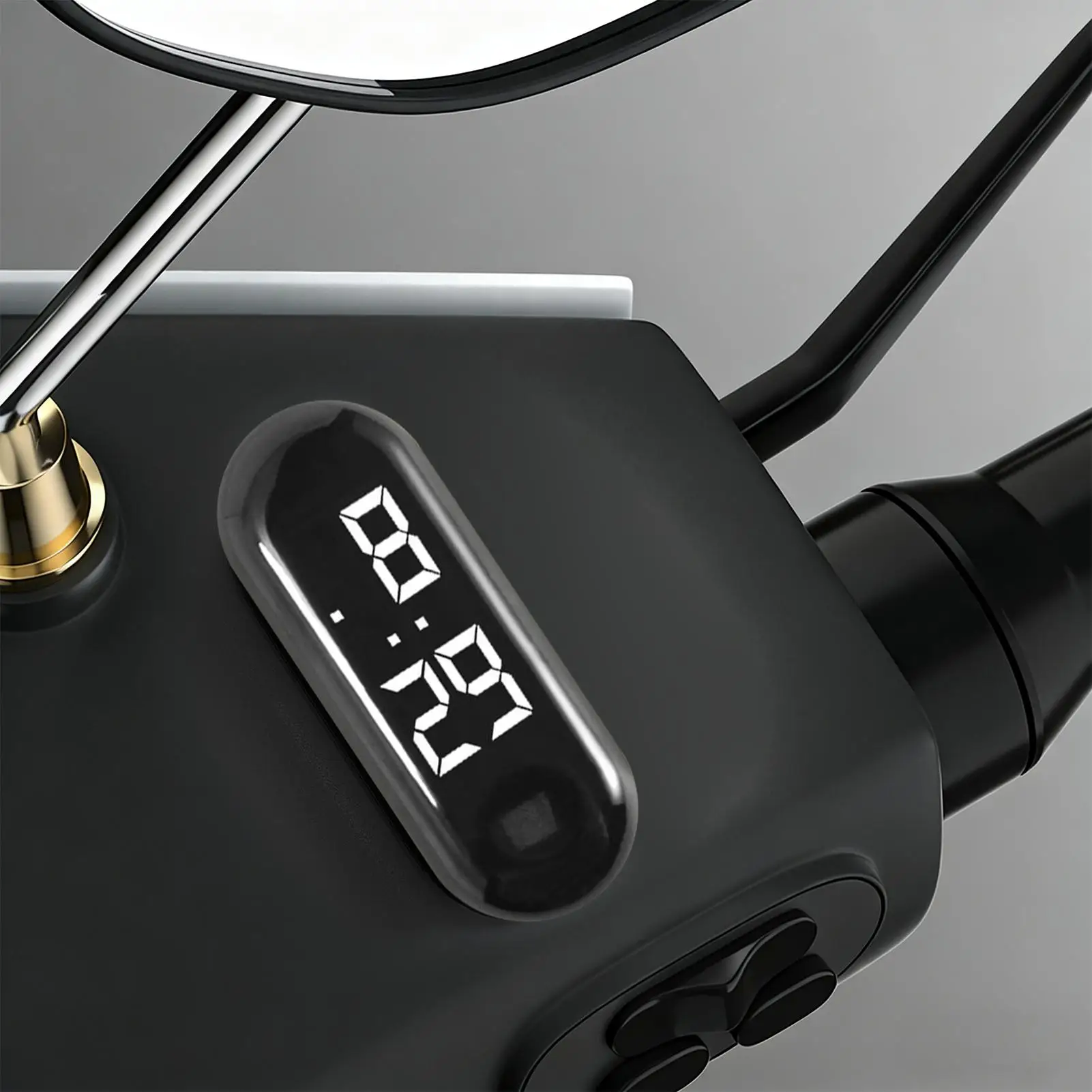 LED Motorcycle Electric Vehicle Onboard Time Display For Motorcycle Electric Scooter Waterproof Luminous Digital Clock