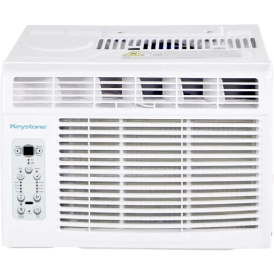 

Window AC unit for apartment/living room/garage, 14, 000 BTU, dehumidifier function, white plastic, cools up to 650 sq.ft., inc
