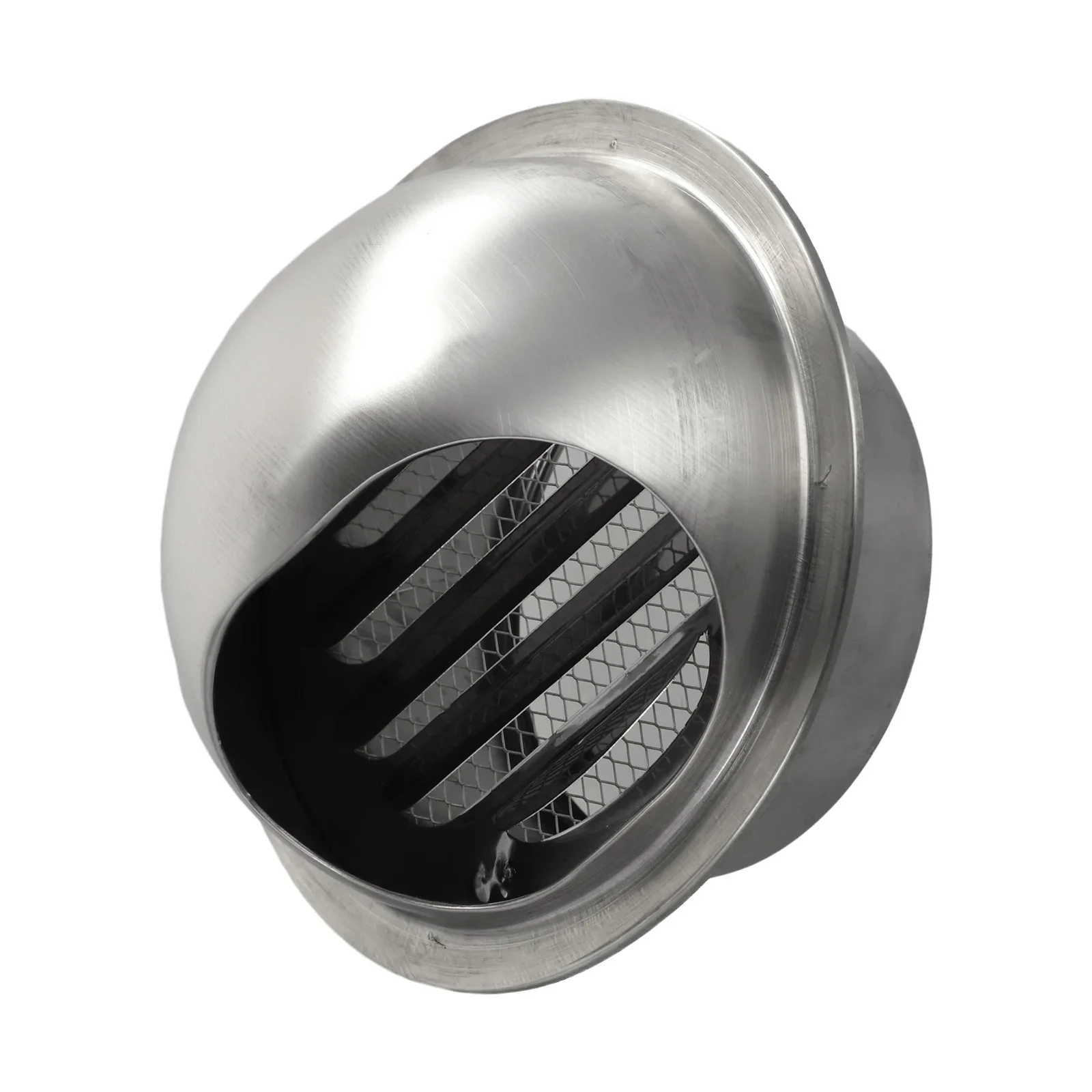 100mm/150mm Air vent grille Zubehör Extractor Nosed Externe Runde Bull Silber Wand Vent Outlet Heiße Neue praktische