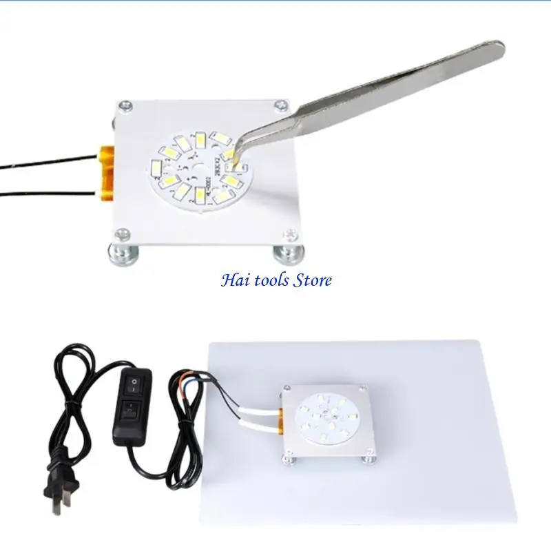 

X37E LED Repair Tool LED Beads Welding Stand for Desoldering Lamp Beads for Daily LED Repairing Heating Soldering Plate