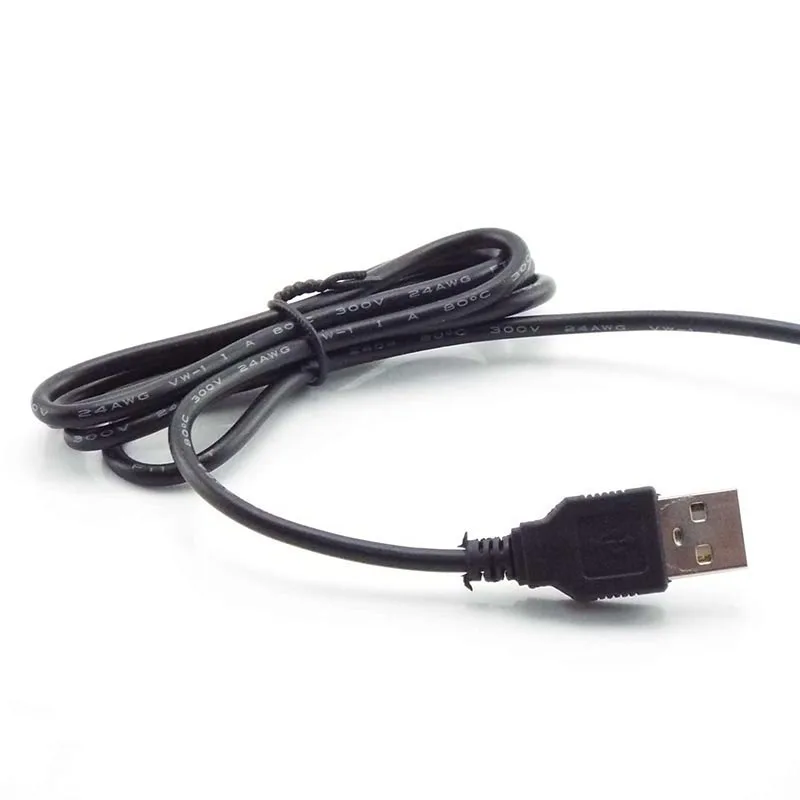 2pin 2M USB Extension Cable Connector power Cable LED chips light on/off Switch Electrical Wire 5V 12V For LED strip Lighting C2