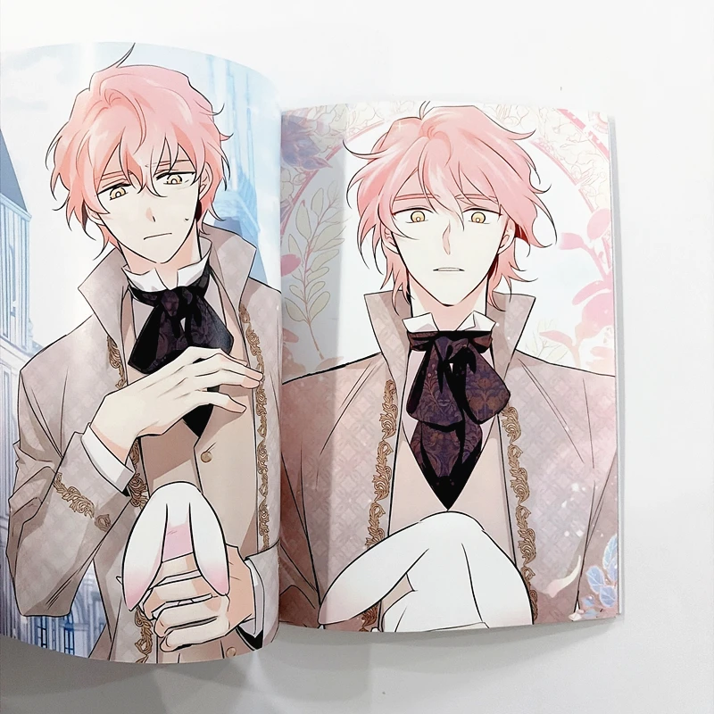 Little Rabbit and the Big Bad Leopard Manhwa Art Book Photo Collection Korean Webtoon Character Illustrations for Manga Lovers