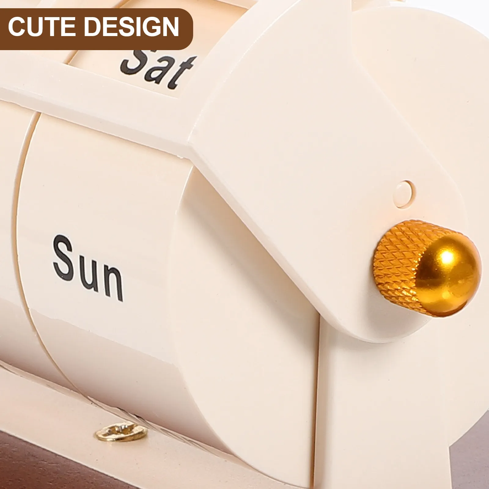 

Набор из 1 шт. Вечный деревянный календарь-блок с мультяшным дизайном, настольный, декоративный, для дома и офиса, для ежедневного использования