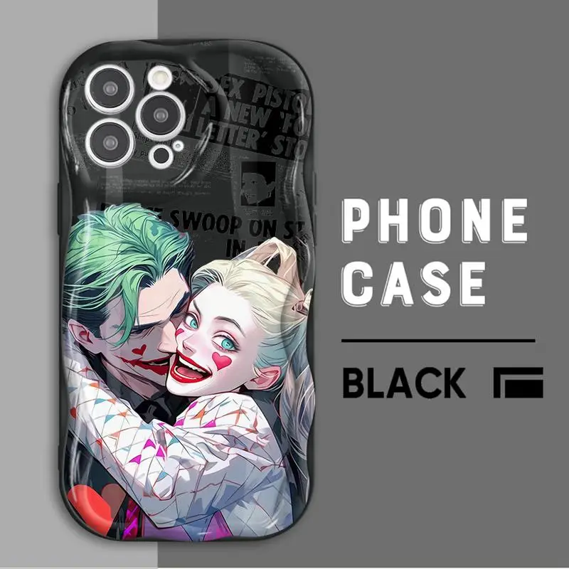 J-Joker Harley Quinn Phone Case for Vivo Y02S Y03 Y12 Y15S Y16 4G Y17 Y19 Y20S Y20i Y21 Y21S Y21A Y22S Y35 4G Y36 4G Y50