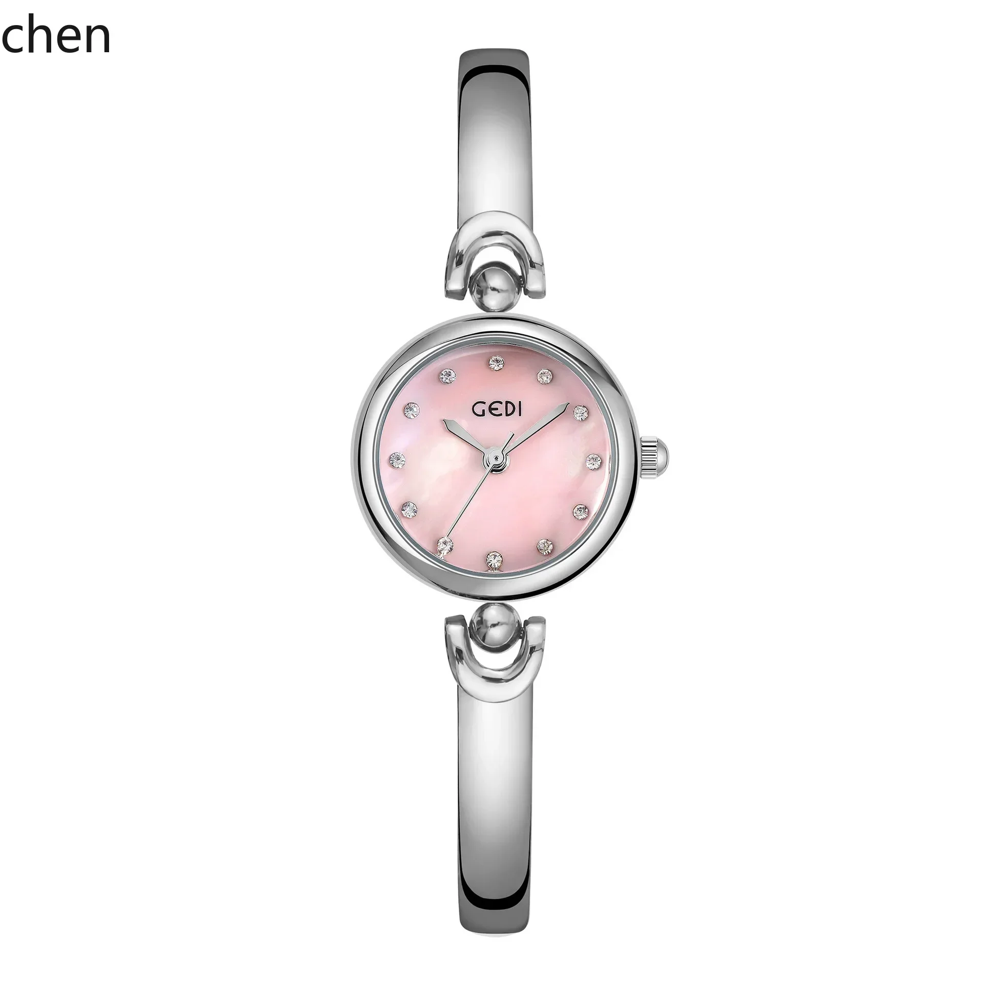 

9 minimalist design compact exquisite round dial bangle watch fashionable korean style versatile quartz watch
