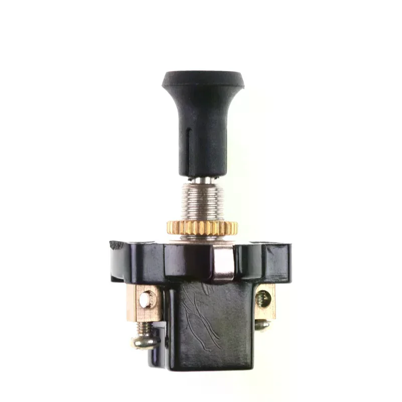High Performance On-Off Long Push Pull Switch 12V Screw Terminals