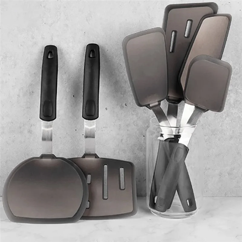 

A01F-Spatulas Термостойкая антипригарная кухонная утварь, ласты для приготовления пищи и выпечки