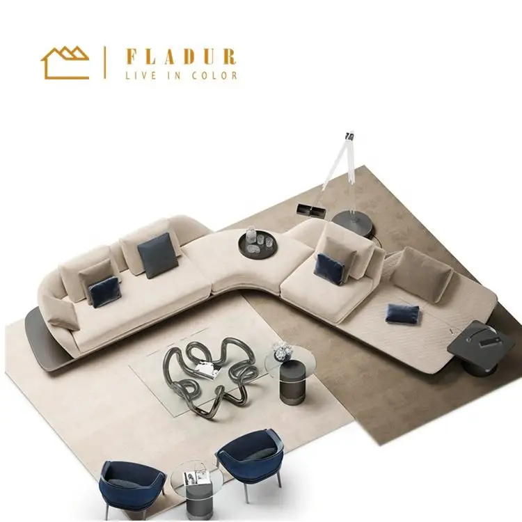 Modern Living Room Sofa Set With Comfort Cushions And Genuine Leather Upholstery For Family Seating And Home Lounge Use