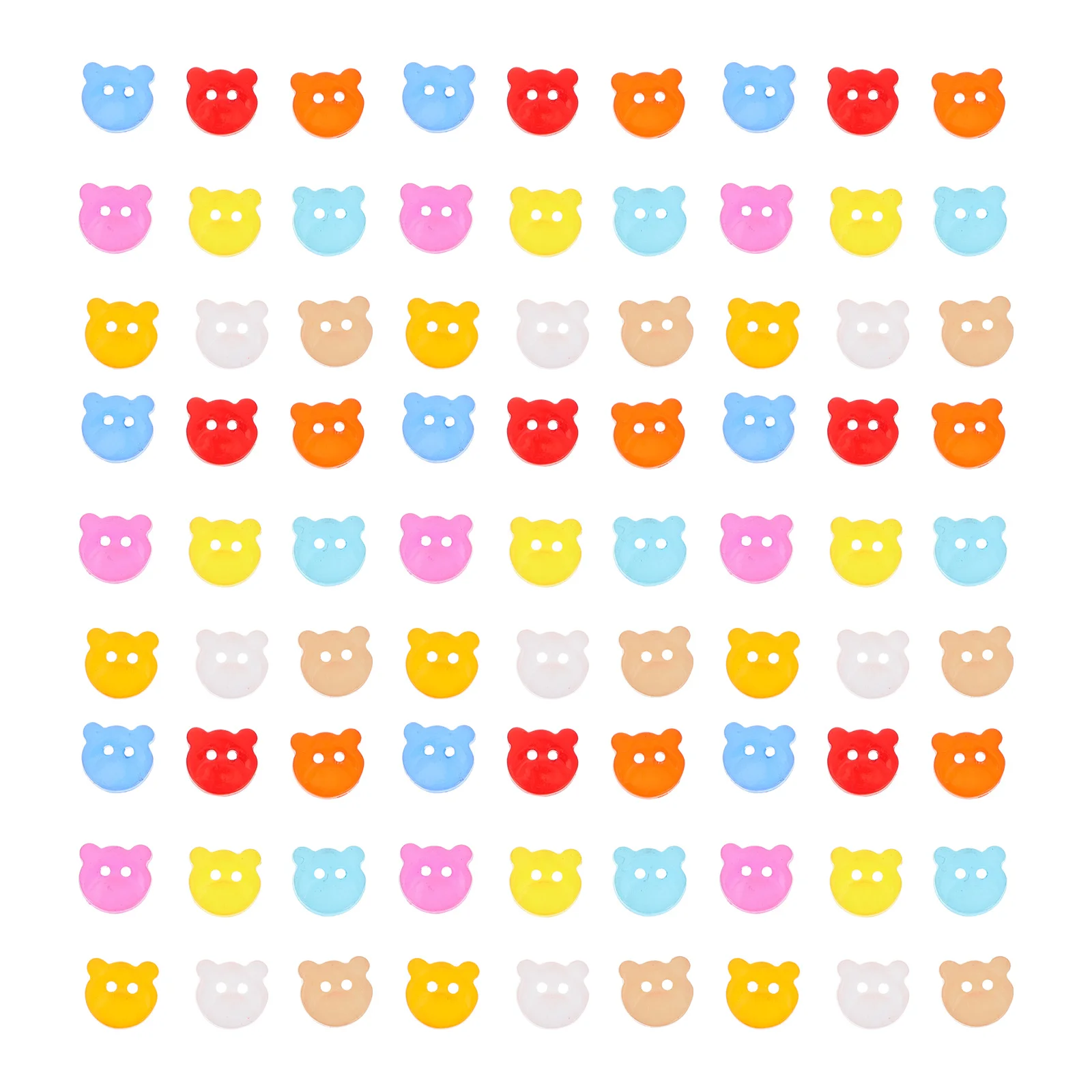 

400Pcs Colorful Resin Buttons DIY Craft Supplies for Children's Jackets Windbreakers Backpacks Decorative Clothing Fasteners