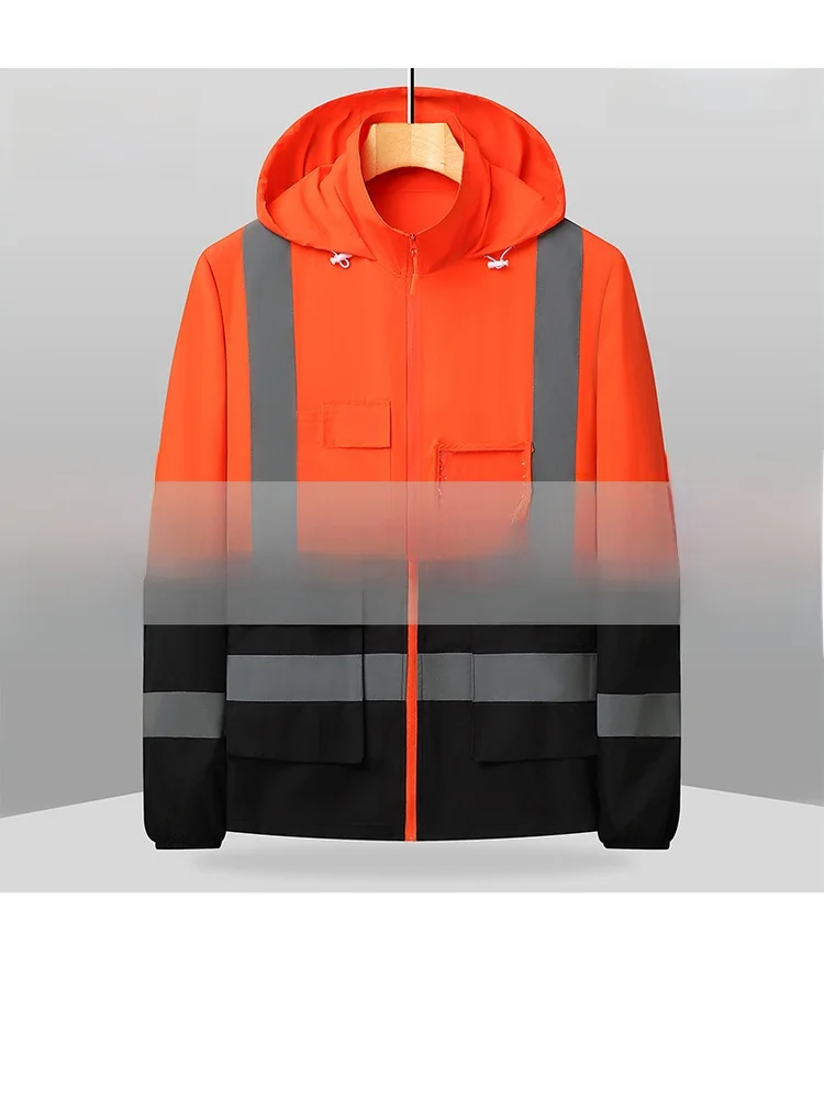 Reflectante al aire libre Peso ligero Seda de hielo Reparación de carreteras para hombres Ropa de protección UV de verano Fiing Protección solar profesional...