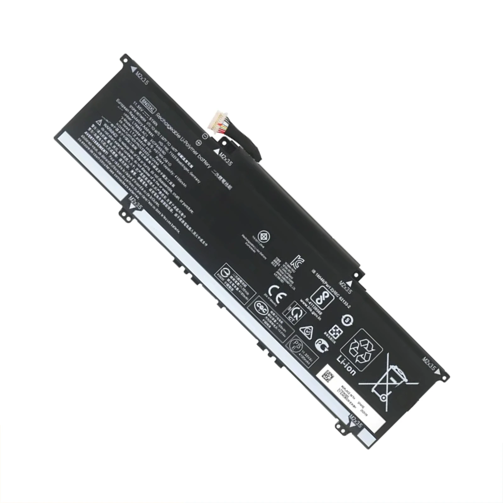 Imagem -03 - Yoofan-bateria do Portátil para hp Envy X360 13-ay00001nd Tpn-c145 Tpn-c147 15m-ee0013dx Hstnn-db9n Hstnn-ob1o Bn03xl