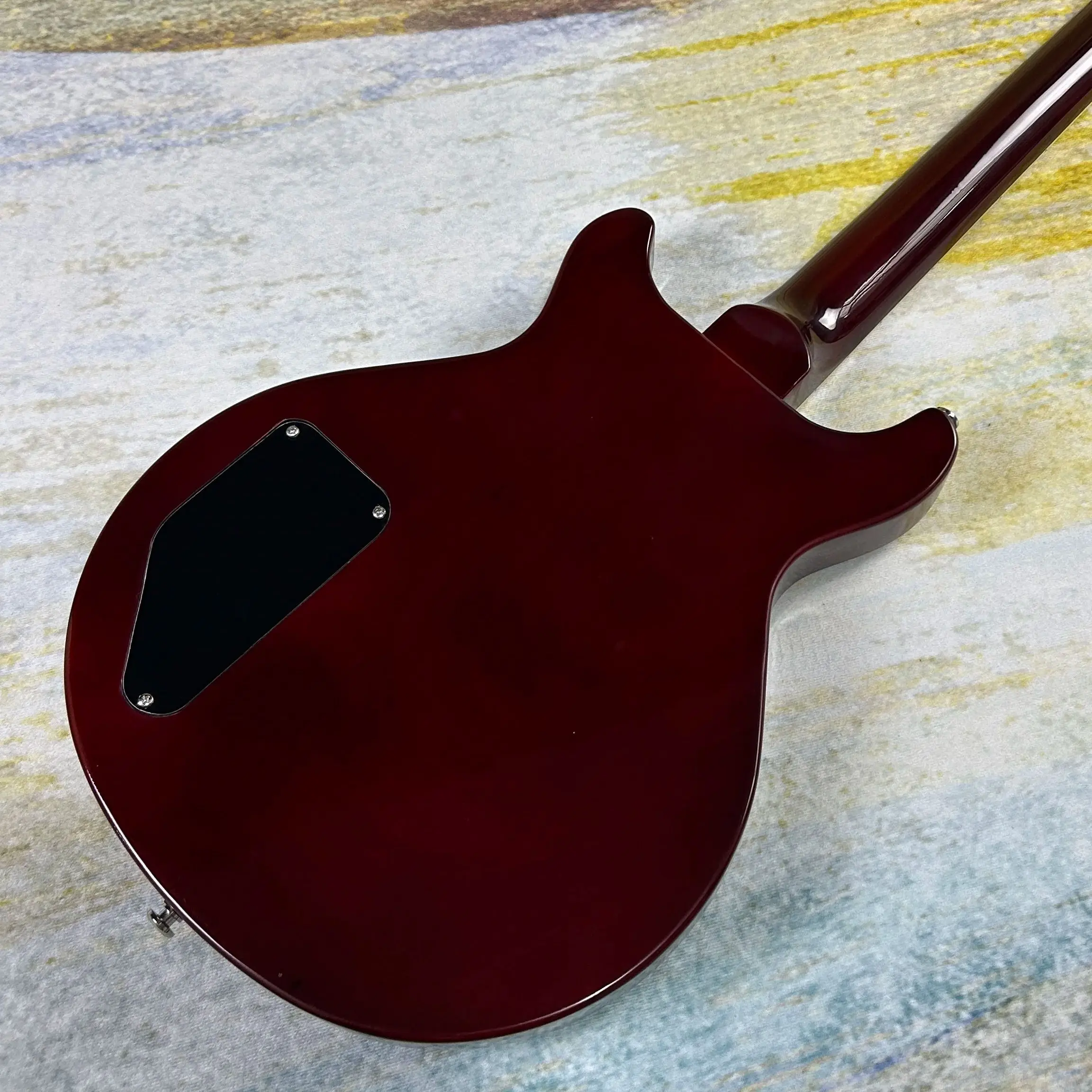 Studio Electric Guitar, Mahogany Body, Rosewood Fingerboard, Wine Red Color, Free Shipping, Gleeson