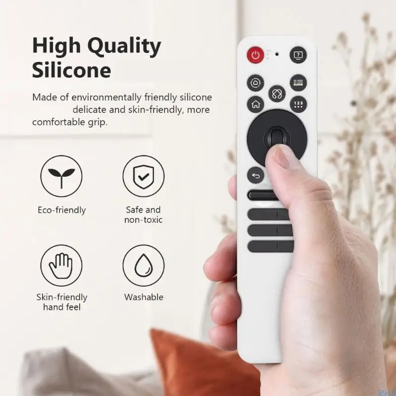 R91A Silicone Remote Case Remoto Choque Absolência TEXTURA ERGONOMICA EMENCIANDO DA TEXTURA APRESECIMENTO PROTESTORES