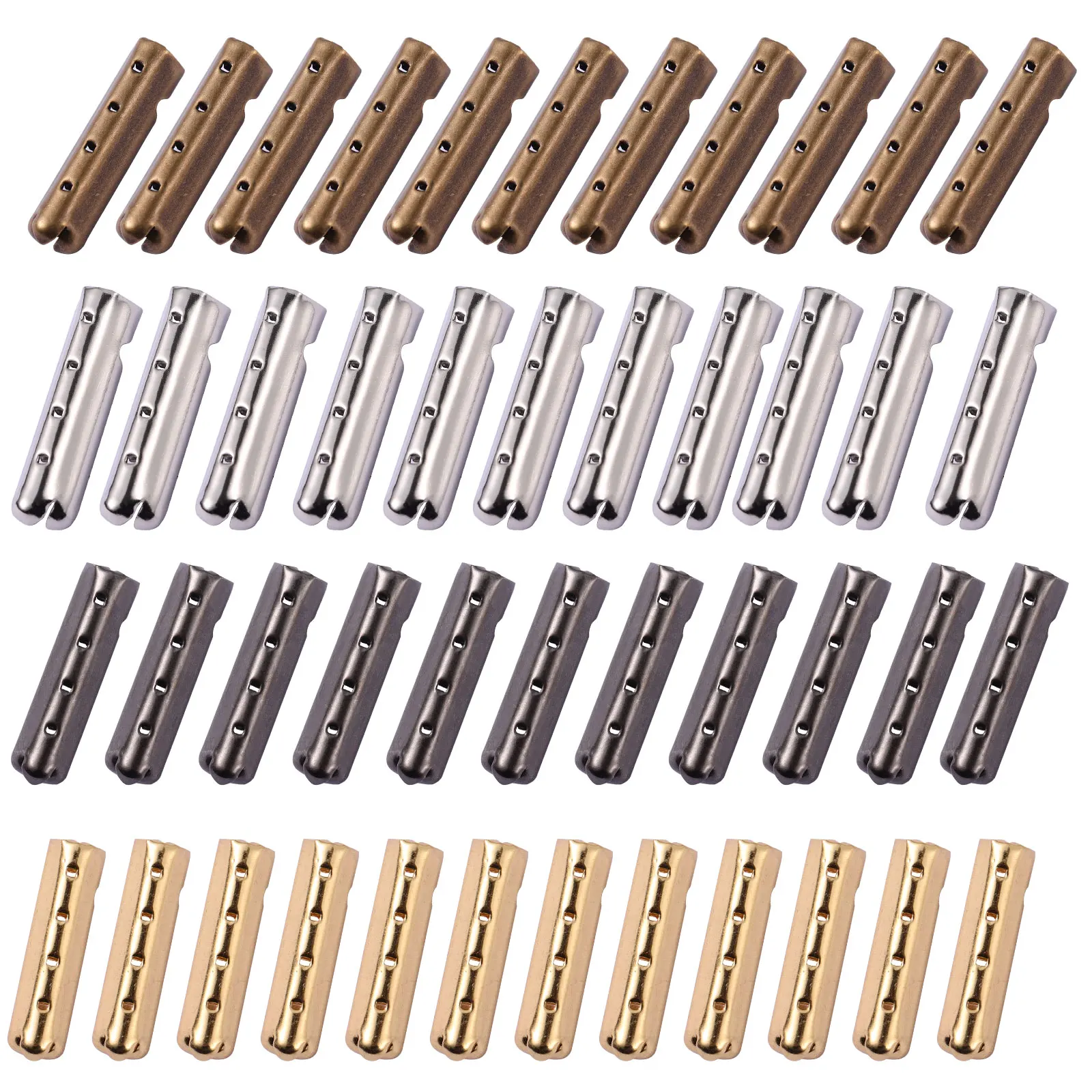 

80pcs Metal Shoe Lace Tips Replacement 23mm Alloy Style Ends Durable for Sneakers Accessories Multi Color