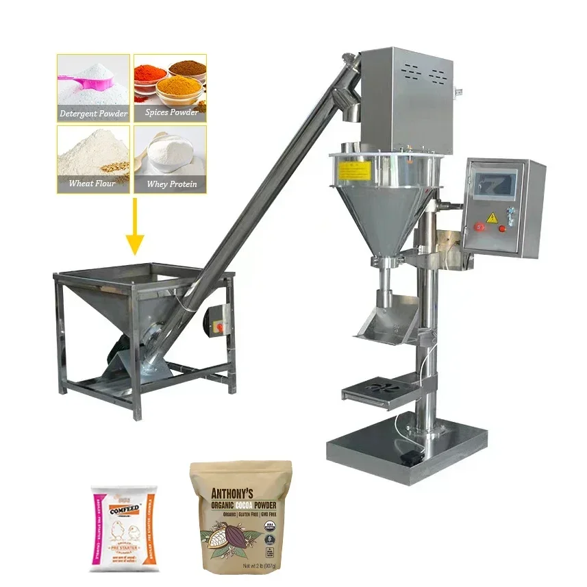 Nick 20261 kg-10 kg Vertical automatic packaging machine for dry powder, semi-automatic powder, micro powder filling machine