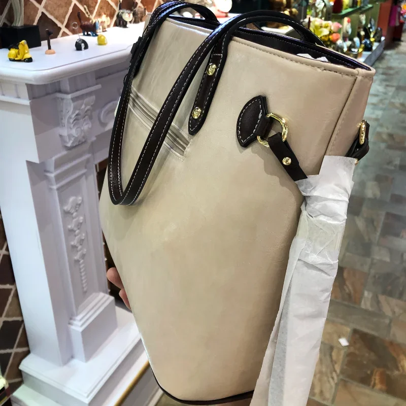 CREAM BEAR Duża pojedyncza torba na ramię dla kobiet New 2024 Casual Fashion Torba na komputer Mommy Bags Cartoon Lady Duża pojemność Tote Bags