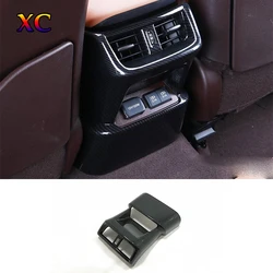 For lexus ES ES350 ES300h ES300 350 300h 2018-2022 ABS Carbon Fiber Car Armrest Rear anti-kick Vent Cover trims