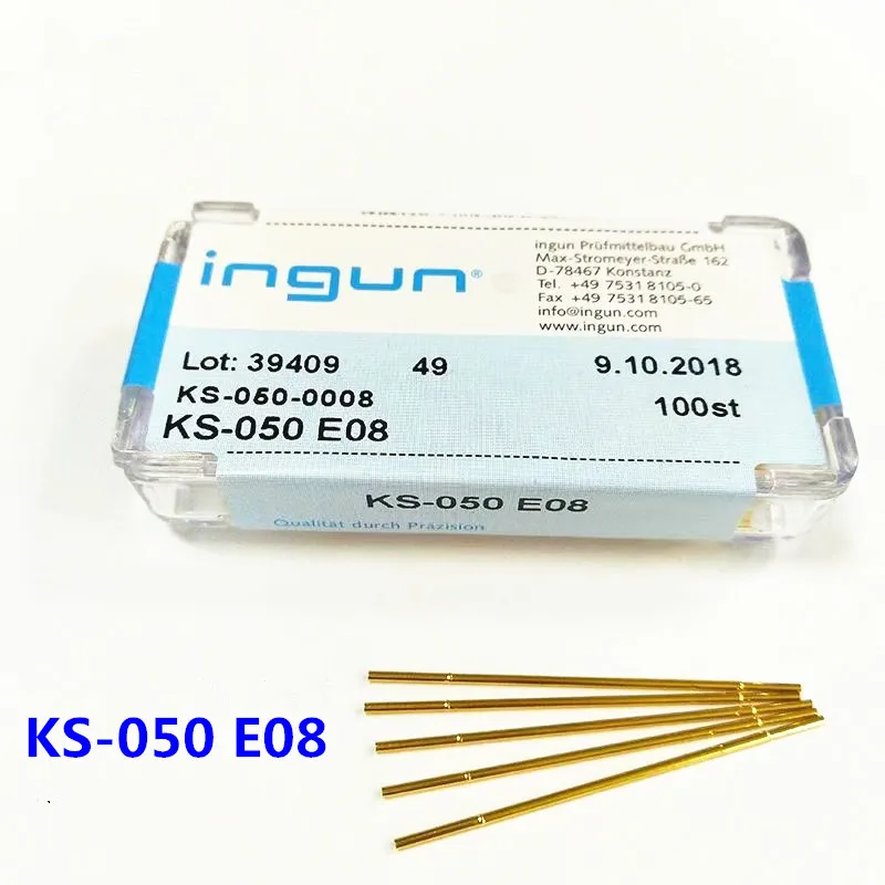 100PCS/box INGUN Testing Needle Sleeve GKS050 47 Empty Tube KS-050 47E08 with A Policy 050mil Probe Sleeve